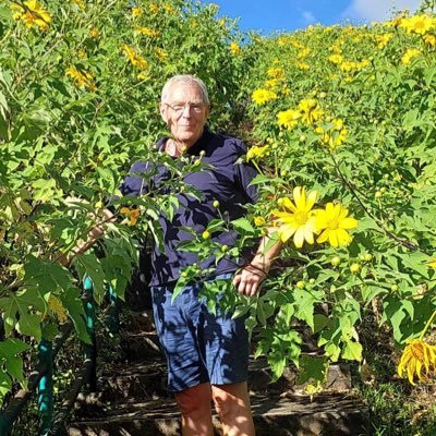 Widower, likes grandad things, Europe, roses, Thai coffee shops on a hot afternoon