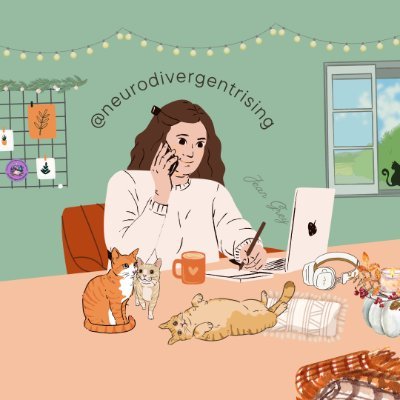 #ActuallyAutistic #ADHD #CPTSD late realized #neurodivergent. Creator of @ndworkbooks . I love Fantasy Fiction, Hygge, Fall, Cats, Writing, and Pumpkins✌🔮🎃😻