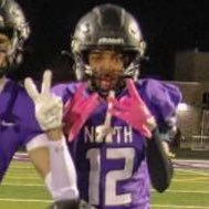 NNHS 2025 Varsity WR|DB|#12 🏈 Track | 40M Dash: 4.56| 5’9| 159 “Believe in yourself, push your limits, experience life, conquer your goals and be happy.”