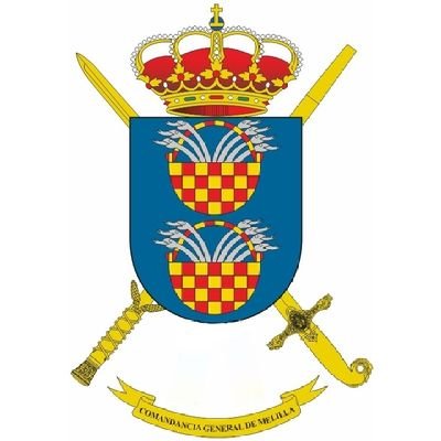 X oficial de la Comandancia General de Melilla