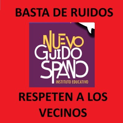 aquí publicamos las noticias sobre ruidos molestos que causa el colegio Nuevo Guido Spano de la Cuidad de Buenos Aires