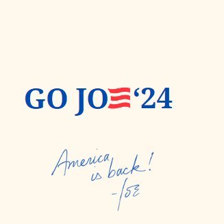 Biden Victory Fund team member working hard to re-elect President Biden. Donate to the campaign in link below!