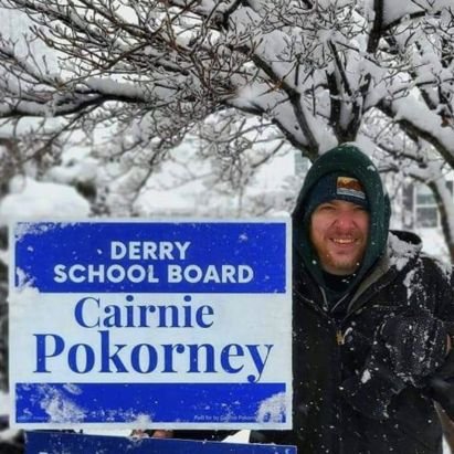 School Board Member with SAU10 Derry cooperative school district.

name: Care-Knee Po-KORN-knee 27 years old proud transgender man 🌈🌊.