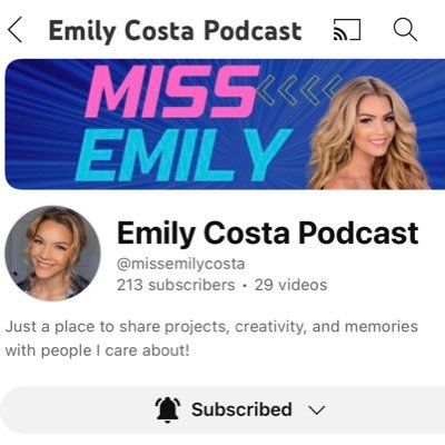 Subscribe to Emily Costa Podcast YouTube channel Thanks you 🙏🏾 🫐🐴🐐❤️🐬🐕🏀🏈