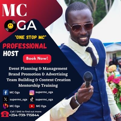 An Influencer | SuperMC | President'sMC | Thespian | Influence Mentorship Program |Outdoor| Faith it till you make it!🙏🏾
For bookings, Call/SMS: +254739715844