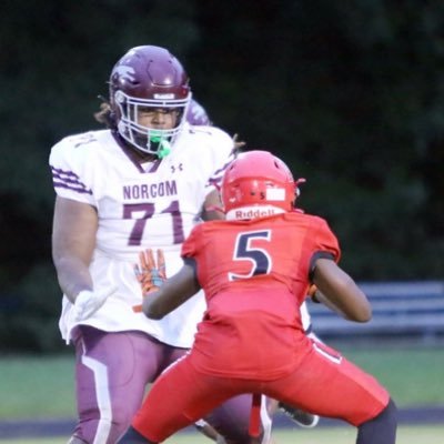 ATH@I.C. Norcom-CO’25-(G,C)305-6”3-2.9GPA --micahbrooks025@gmail.com All District Honors OL - 757-535-2401