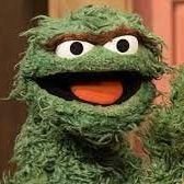 Oscar, you're a grouch!'
'Bitch, I live in a fuckiing trash can!'