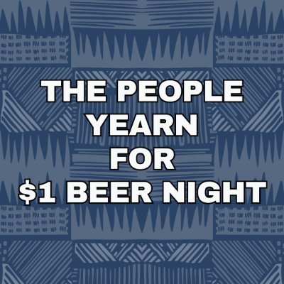 It's my senior year, I have two goals 1: Get into law school | 2: Experience a $1 Beer Night at Cap One