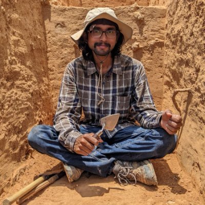 Research Associate @iitmpravartak
BA, MA Arc @themsubaroda🎓| 
Prehistoric Archaeology | Rock Art Studies | Bioarchaeology 💀 | Computational Archaeology |