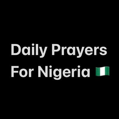 On a mission to get Nigerians praying for Nigeria again.