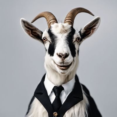 GoatOnTweeter's profile picture. Here to make your day! So go ahead and hit that follow button - it's the GOAT thing to do 😅🐐