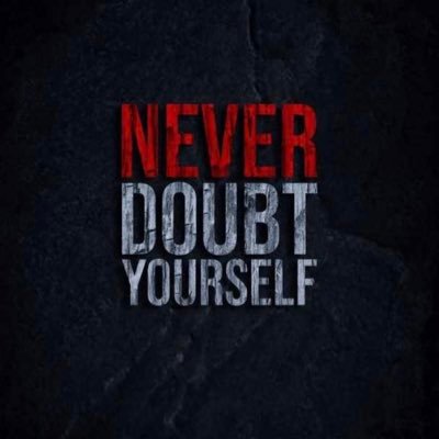 never stop believing in yourself ❕