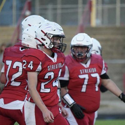 Streator Township Highschool LB ,Hurdler #24 WT:175 Height:5'9 Bench:155 Squat:225 GPA: 2.7