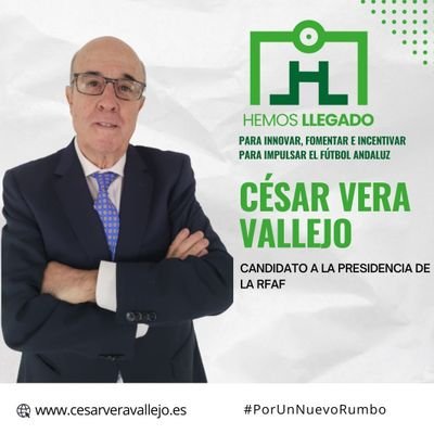 ⚽️ Candidato a la presidencia de la Real Federación Andaluza de Fútbol. “Respeto y humildad”. #PorUnNuevoRumbo