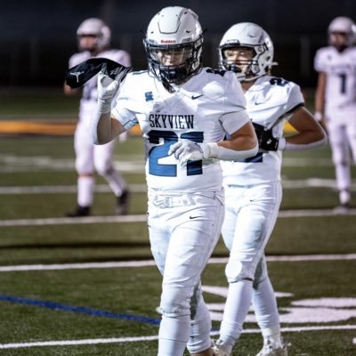 2025 Skyview High School. 4.0 GPA. Football/Linebacker. 5’11 200lbs