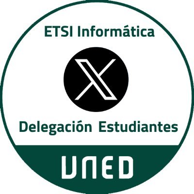 Cuenta de Twitter de la Delegación de Estudiantes de #Informática de la @UNED