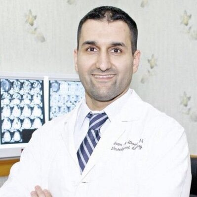 Hisham Al-Khayat, MD, Neurosurgeon- استشاري جراحة الدماغ 🧠و العمود الفقري و الأعصاب- البورد 🇺🇸🇨🇦🇪🇺 جامعة ميامي/دلاس-الخياط_كلينك-العياده 1877000