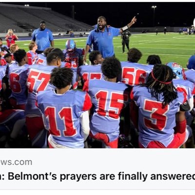 head football coach at Belmont High School