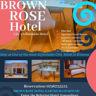 Welcome to Brown Rose Hotel Kisumu, where the art of hospitality meets the heart of comfort.