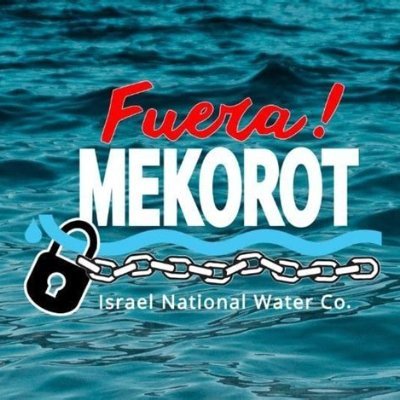 Campaña de acción global de Boicot en solidaridad con Palestina y contra la privatización del agua en nuestros territorios.