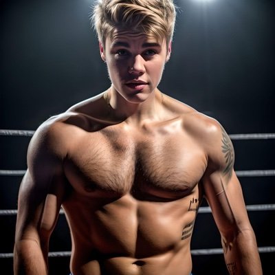 The pro-wrestling portraits of celebrities like Austin Butler, Tom Holland, Dylan O'Brien and Justin Bieber. Visit our fund-raising gallery at Ko-fi.