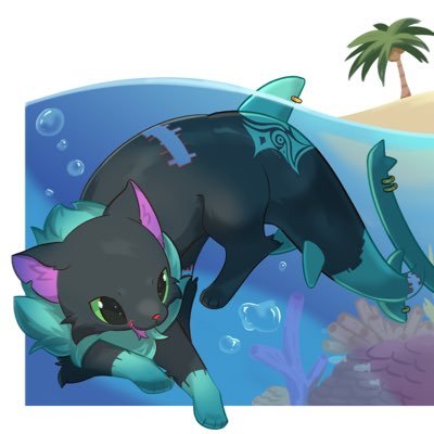 bacarkCat's profile picture. 名為樊羽的貓鯊是種神話生物，屬於貓鯊科 Scyliorhinidae 但是有別於其他貓鯊科，祂是真正的貓加上鯊魚。