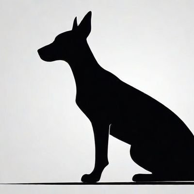 AI illustrations, simple theme silhouettes. AI-generated contents.