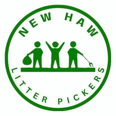 New Haw community litter pick, join our whatsapp group by texting Leigh on 07557 445755 or Brian on 07792 469247