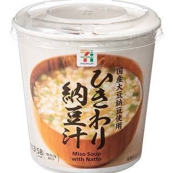 Miso soup with natto :@162cm_li