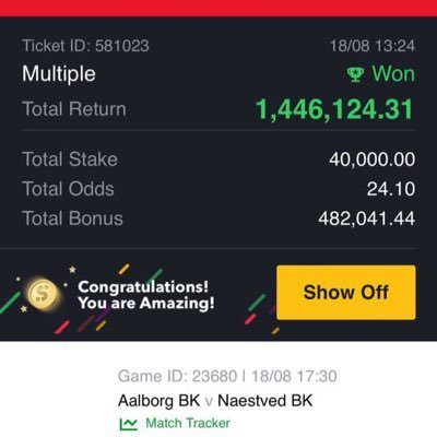 payment after winning is available for the first time💯🤘🏻if you ready to stake high text me on my WhatsApp….09066509565