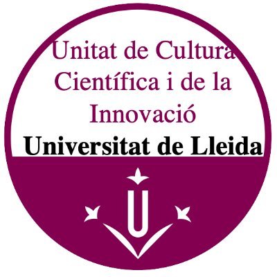 Compte oficial de la Unitat de Cultura Científica i de la Innovació de la @UdL_info. #DivulgacióCientífica