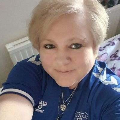 Happy go lucky girl and a mad Evertonian.....for my sins 🤣
