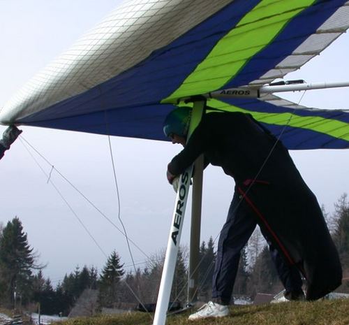 Hang gliding