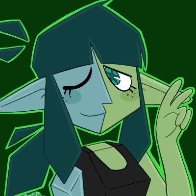 Goblin thing - 23-she/they-#blacklivesmatter - ffxv⭐️zelda⚝rpgmaker⚝splatoon⚝mob psycho⚝ENA⚝vocaloid⚝jojo⚝Skycotl - retweet heavy - i do art sometimes