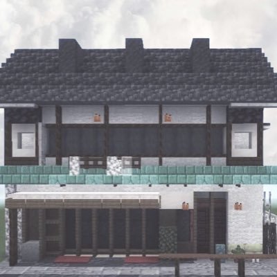 Minecraft建築|建築画像はフリーではないです|#和風街建築|和風街建築代表|製作員募集