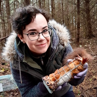 Ecologist working with Red Squirrels in the Scottish Highlands. Focusing on small mammal conservation, invasive species ecology, rewilding & reintroductions 🐿