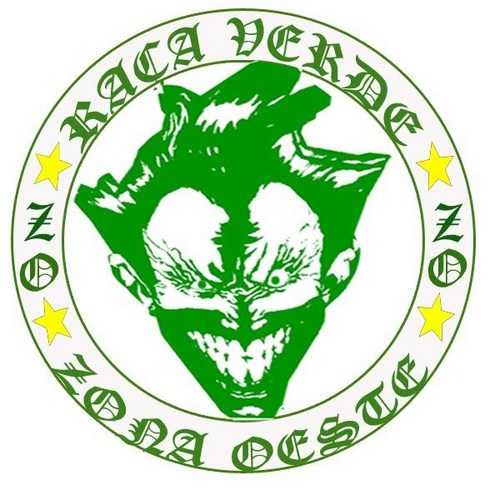 A familia que jamais para de crescer, o comando que nunca vai correr, esse é o lado oeste, isso é Zona Oeste, Torcida Organizada Raça Verde.