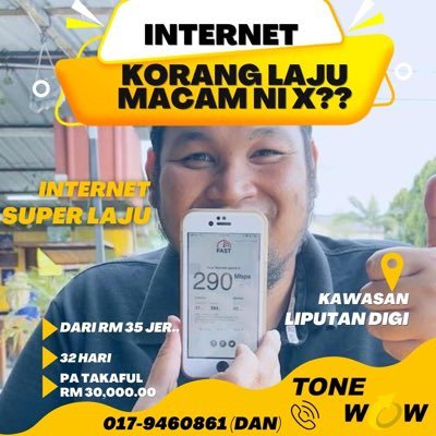 pengedar simkad tonewow, suka backpacking, acah2 vlogger & youtuber