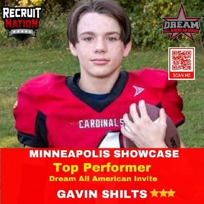 Chippewa Falls HS - 2027
🏃‍♂️💨
40yd dash - 4.8sec.
5-10-5 - 4.2sec.

Vert - 35in.
100m - 11.95sec.
200m - 24sec.
🏈
Undefeated 7th, 8th and 9th grade🏈