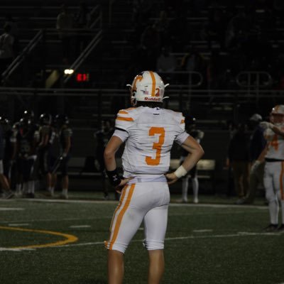 Tabb HS, VA / QB / ‘24 / 3.66 GPA / 6’0” / 190lbs / 4.79 40 yd / 365 squat / Bay Rivers All -District QB / Grove City College Football ‘28