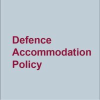 Defence Accommodation Policy(@DefenceAccomPol) 's Twitter Profile Photo