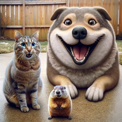 xiaoiquan482's profile picture. 猫、犬、モルモット笑う3兄弟です。日々の生活に笑顔を✨面白アニメーションやGIF、心温まる動物の動画をお届けします！無言フォロー失礼～ たまにAI発信
#笑いの瞬間 #癒しの時間 #笑顔の瞬間 #相互フォロー #フォロバ100 #AIGC #AI #ChatGPT