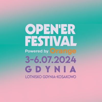 Open'er Festival 3-6.07.2024| ➡ https://t.co/ofGZFLOFTM
