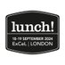 lunch! 2024 - 18 & 19 Sept 2024 (@lunchexhibition) Twitter profile photo