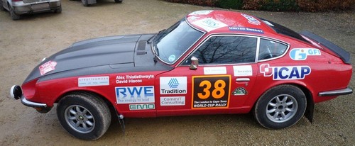 1Mdollardatsun's profile picture. Driving from London to Cape Town in a 70s Datsun! 
Mad as a potato!