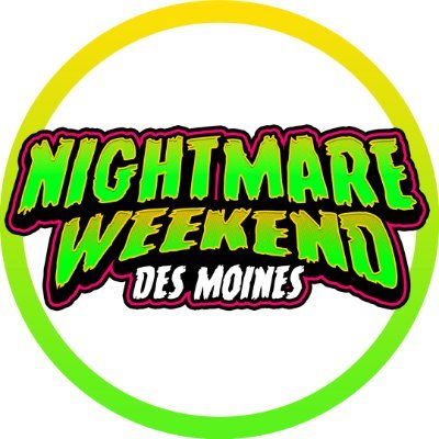 Official Nightmare Weekend Twitter 👻 Join us September 27-29, 2024 for fearful fun! | Join the conversation with #NightmareWeekendDesMoines