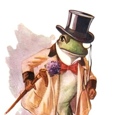 Sharing the love for unusual frogs. In an old style. 

Its not about the image, but the feeling conveyed, the meme, only that.