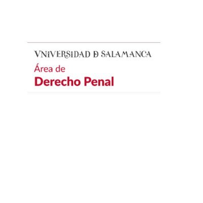 Este es el twitter del área de Derecho penal de la USAL.