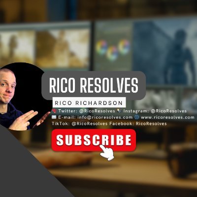 Owner of the Youtube channel Rico Resolves!