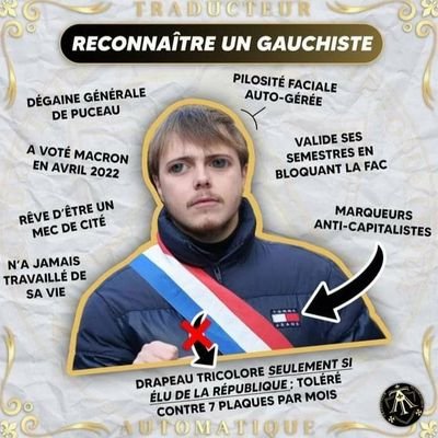 LE GAUCHISME EST UNE VÉROLE !